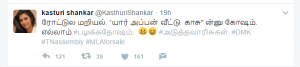 Actress Kasthuri - MK Stalin