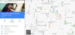 Arun Prakash sketching artist office address