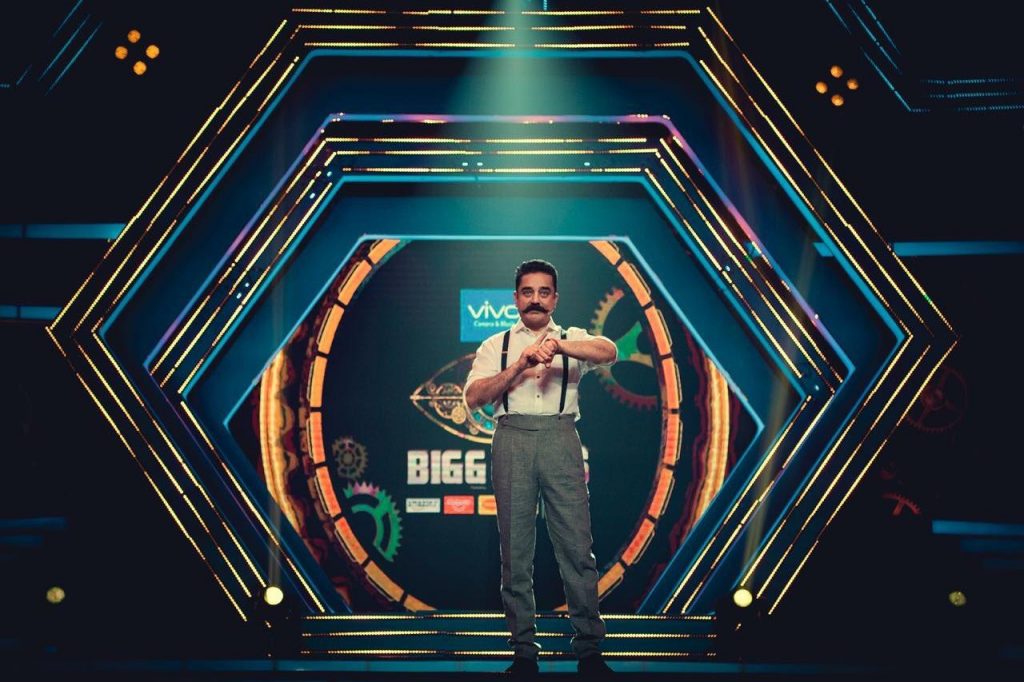 Tamil Bigg Boss Season 2: Kamal Haasan inside Bigg Boss set