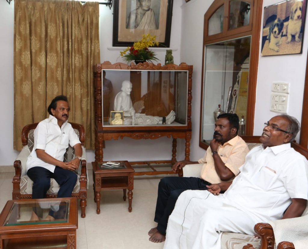 vck thirumavalavan visit karunanidhi
