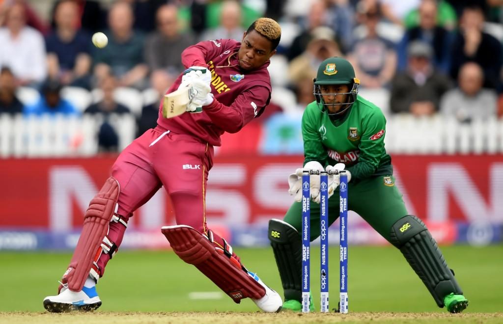 Shimron Hetmyer, 104-metre six , the biggest of the tournament, West Indies Vs Bangladesh World Cup Cricket 2019,