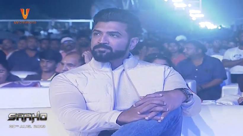 saaho pre release event prabhas shraddha kapoor