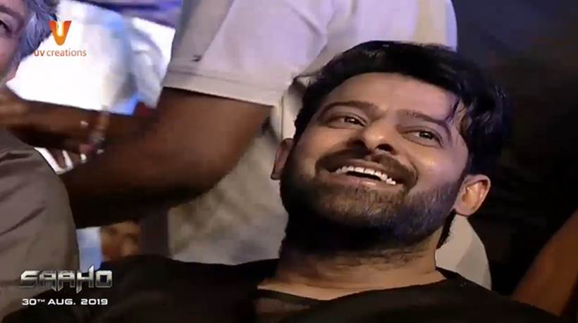 saaho pre release event prabhas shraddha kapoor