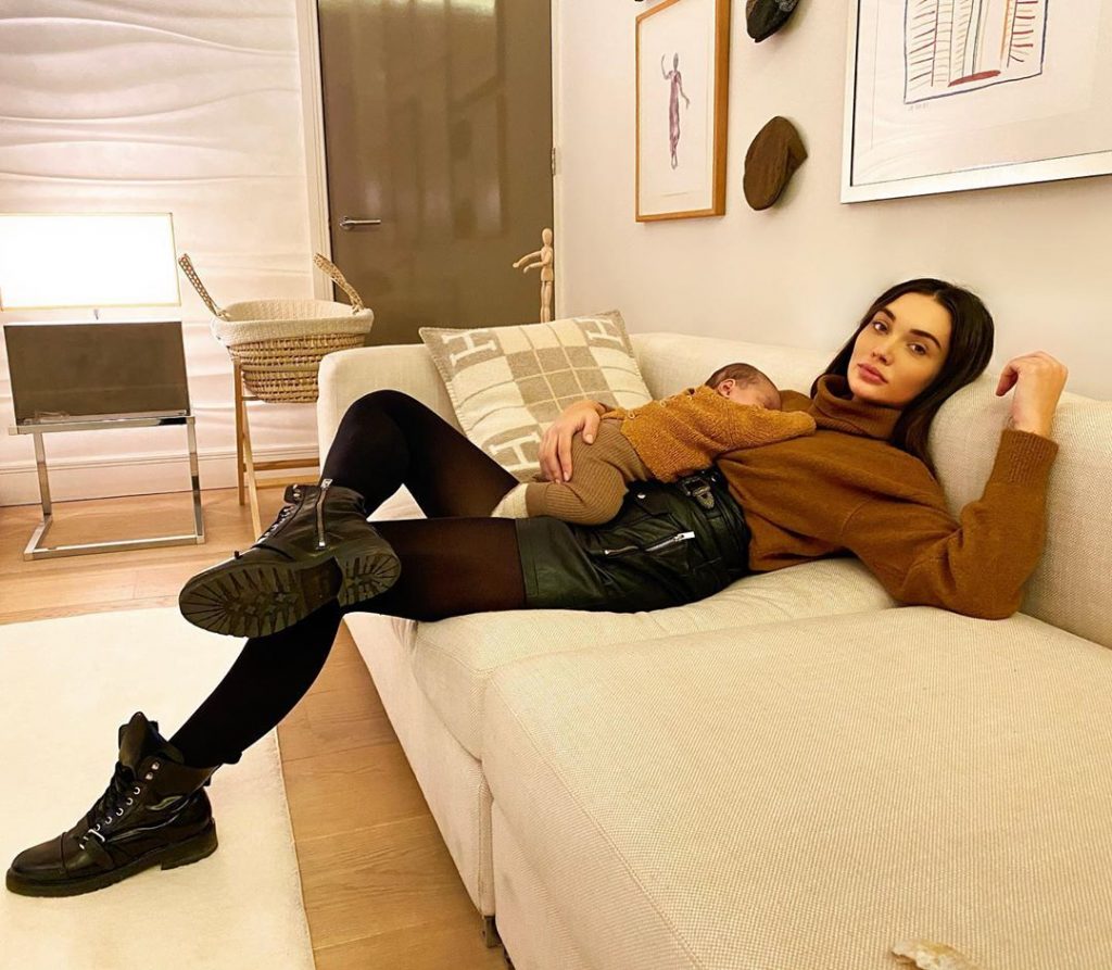 Amy Jackson Motherhood Photos