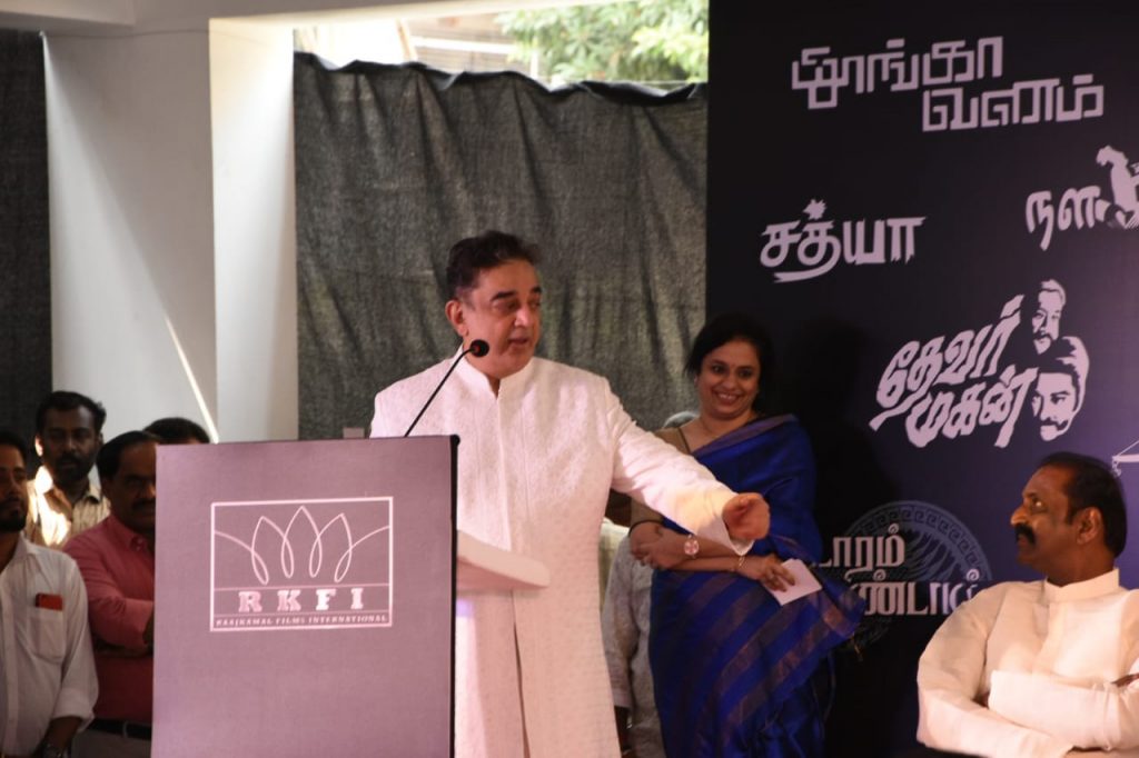 kamal haasan, Rajinikanth balachander statue opening