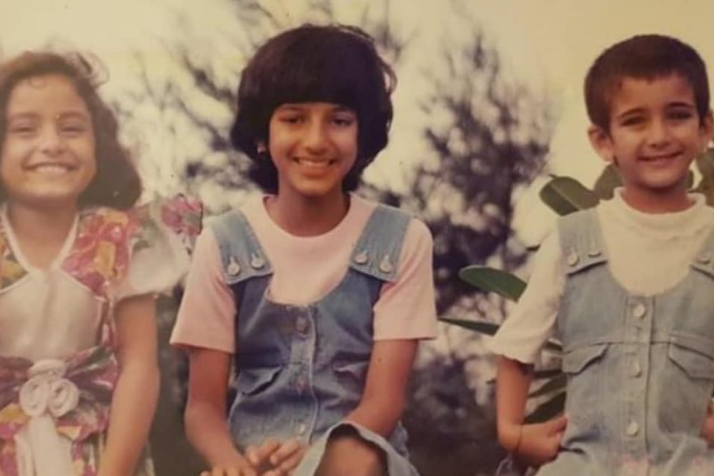 Shruti Haasan childhood images