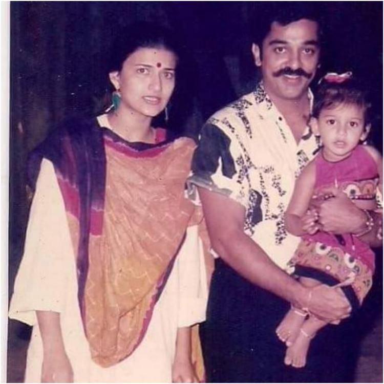 Shruti Haasan childhood images