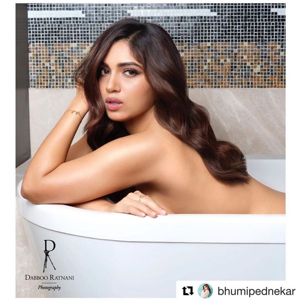 Bhumi Pednaker, Dabbo ratnani calendar shoot