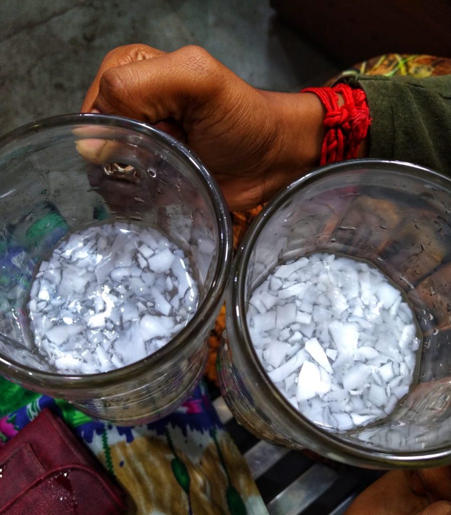 Coimbatore Ashok Tender Coconut sherbet kadai, ilanir sarbeth, இளநீர் சர்பத்