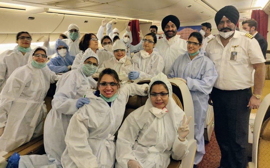 Air India Piolt Swati Ravel rescued the stranded Indians from Italy