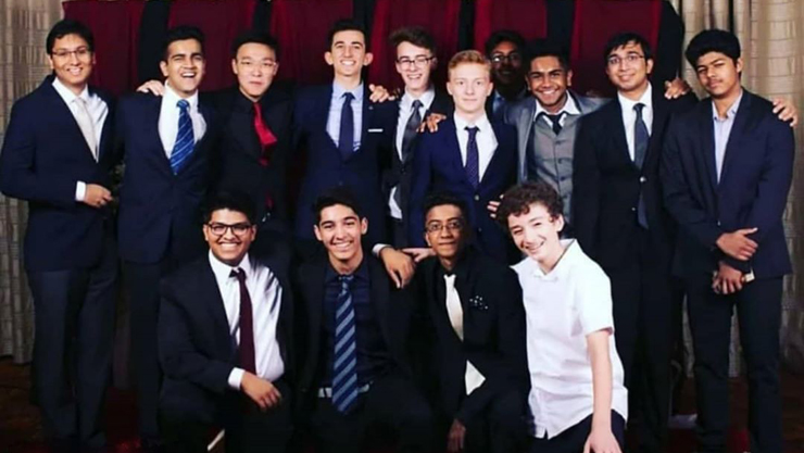vijay son jason sanjay with his friends