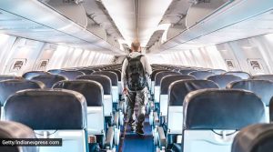 Spread of corona virus in flight is low explained