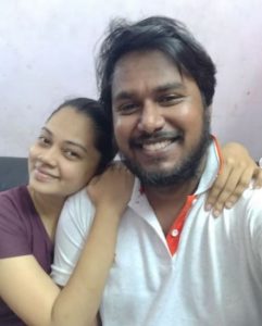 Anitha Sampath with her Husband Prabha