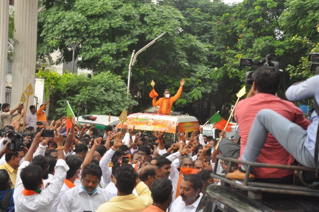 BJP Leader L Murugan Vel Yatra