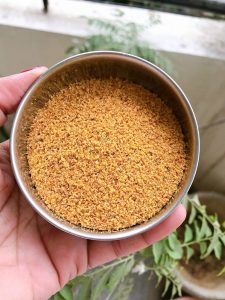 Easy Garlic Podi Chutney Simple Poondu Podi Recipe Tamil