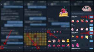 How to add use telegrams animated stickers tamil news